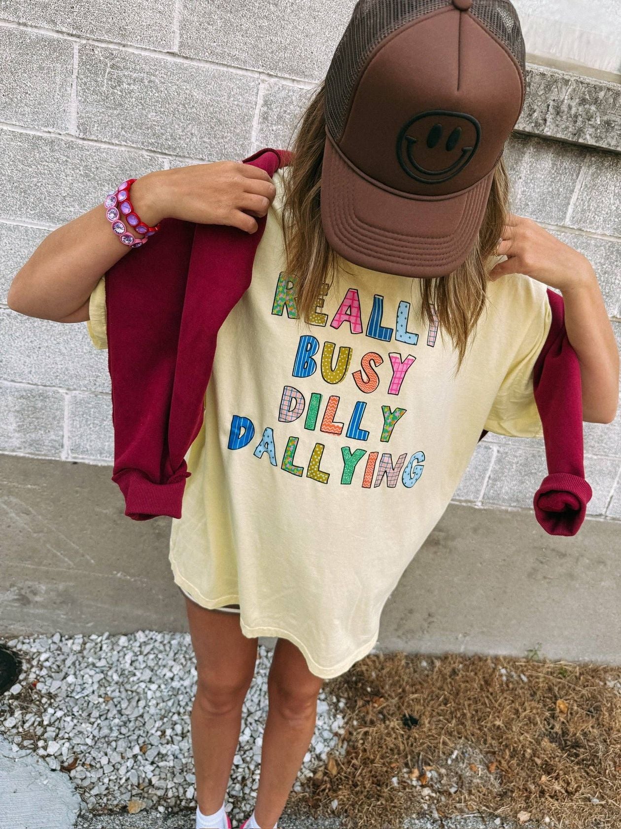 Dilly Dallying Graphic T-Shirt - Be You Boutique