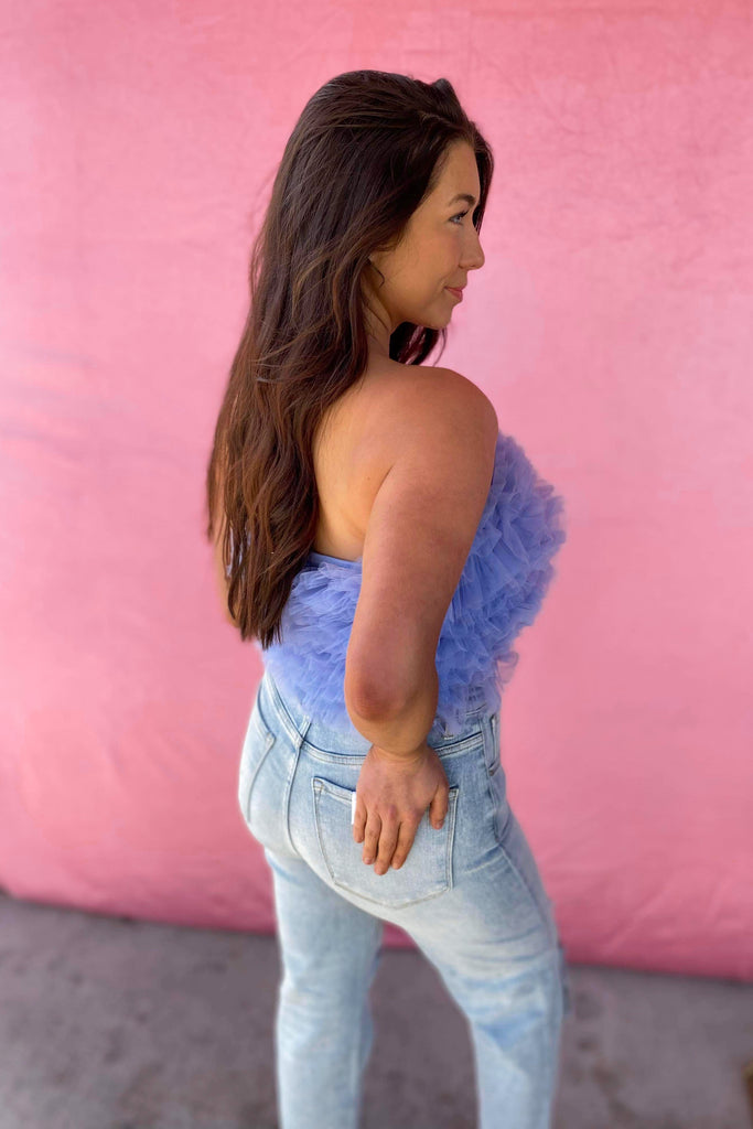 Tully Tulle Strapless Top - Be You Boutique