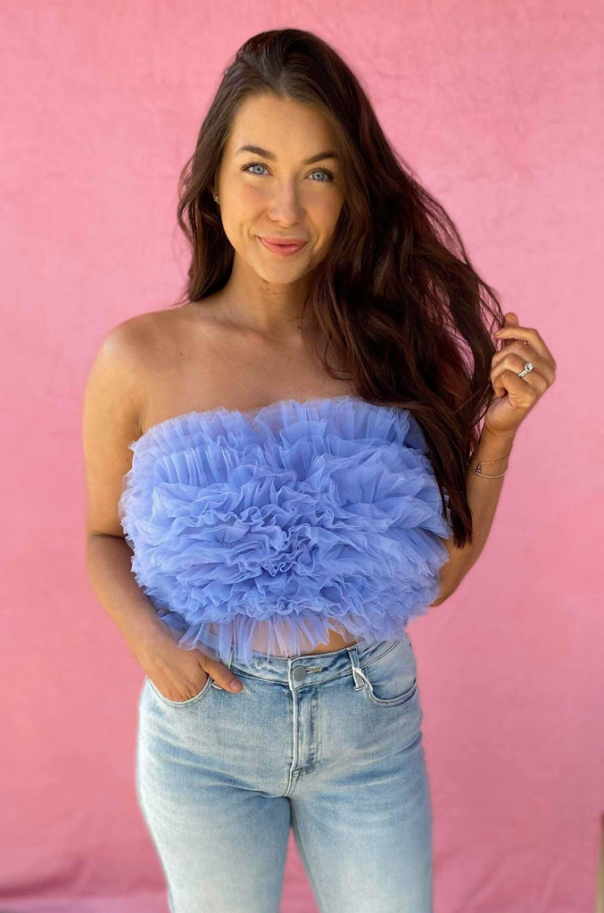 Tully Tulle Strapless Top - Be You Boutique