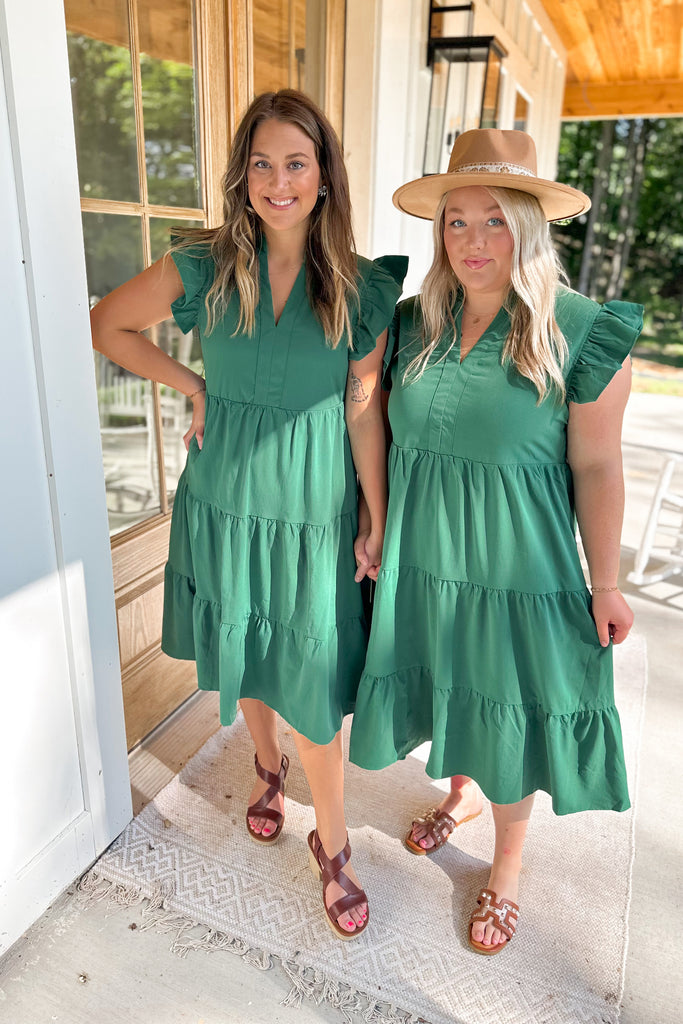 Jaylynn Tiered Midi Dress - Be You Boutique