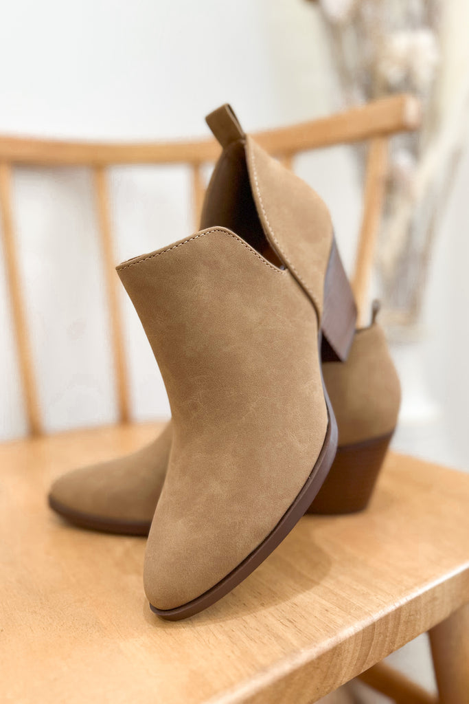 Sectory Latte Ankle Dress Bootie - Be You Boutique