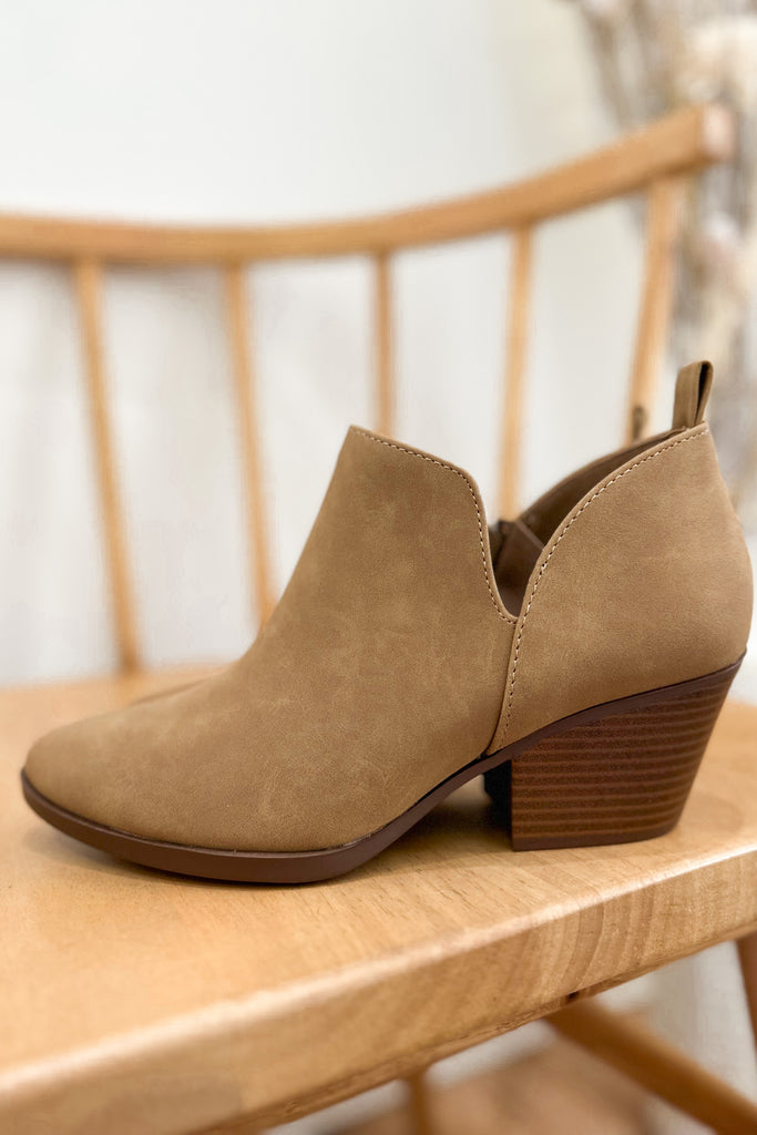 Sectory Latte Ankle Dress Bootie - Be You Boutique
