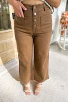 Polly High Waisted Wide Leg Pant with Pockets - Be You Boutique