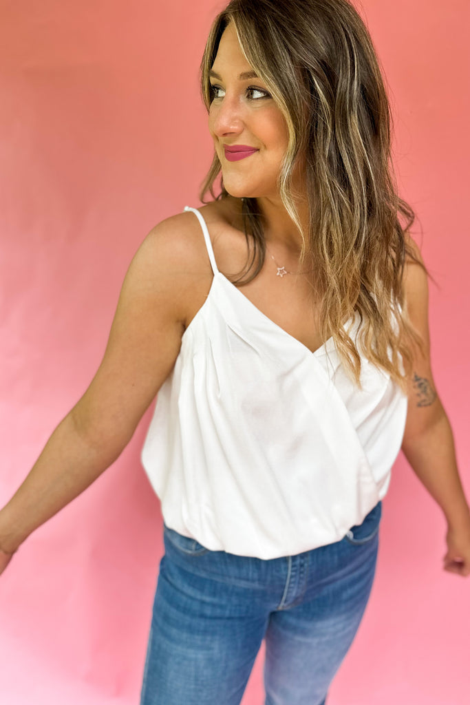 Lorna Spaghetti Strap Cami Bodysuit Top - Be You Boutique