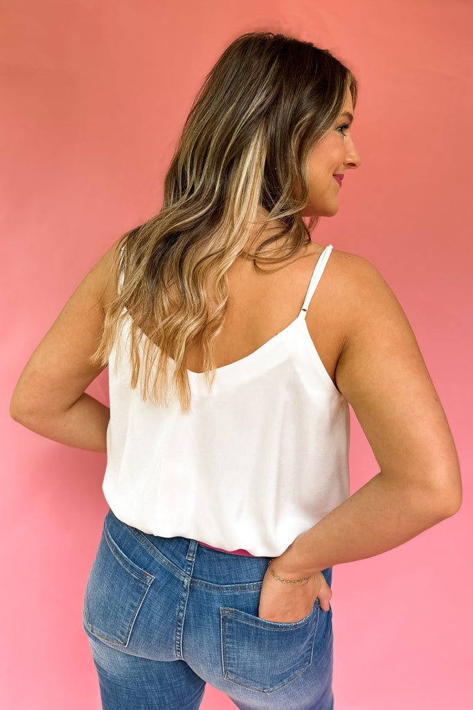 Lorna Spaghetti Strap Cami Bodysuit Top - Be You Boutique