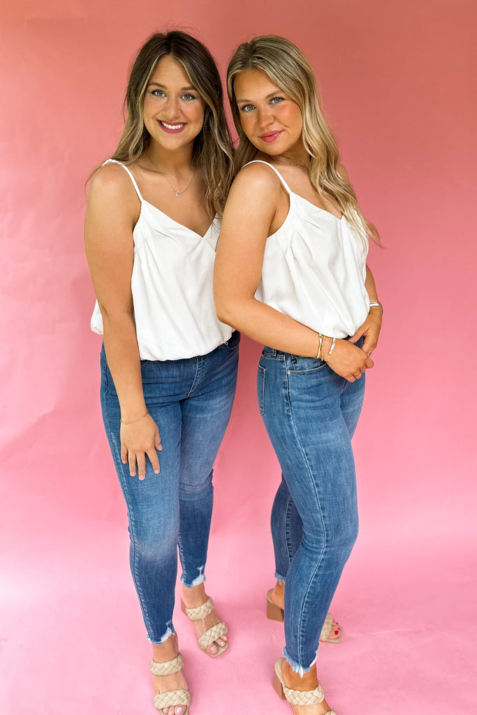 Lorna Spaghetti Strap Cami Bodysuit Top - Be You Boutique