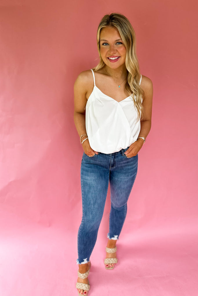 Lorna Spaghetti Strap Cami Bodysuit Top - Be You Boutique