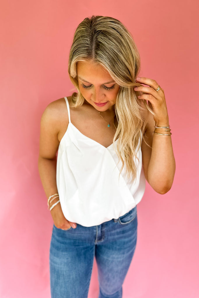 Lorna Spaghetti Strap Cami Bodysuit Top - Be You Boutique