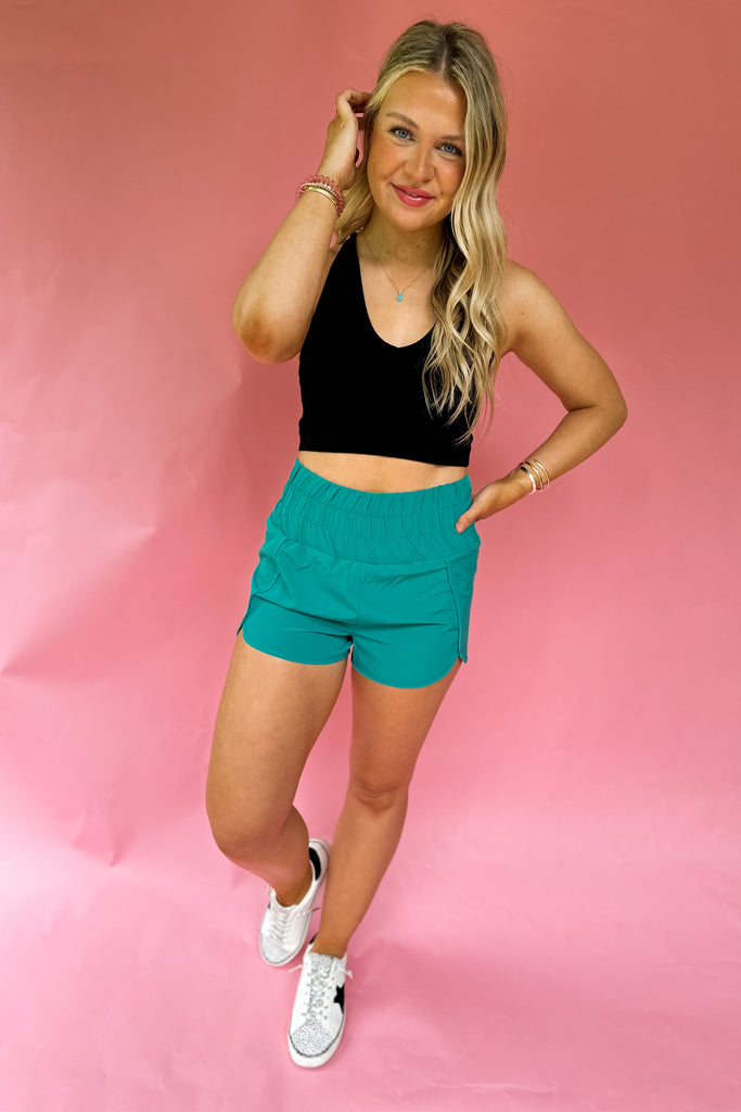 Mark Elastic Waist Active Wear Shorts - Be You Boutique