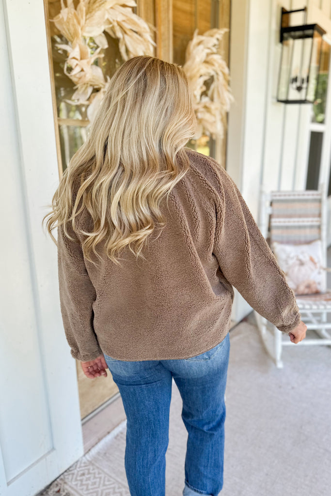 Arlo Solid Snap Button Fleece Jacket - Be You Boutique