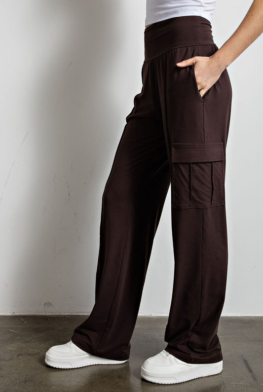 Alec Butter Soft Straight Leg Cargo Pant Bottoms - Be You Boutique