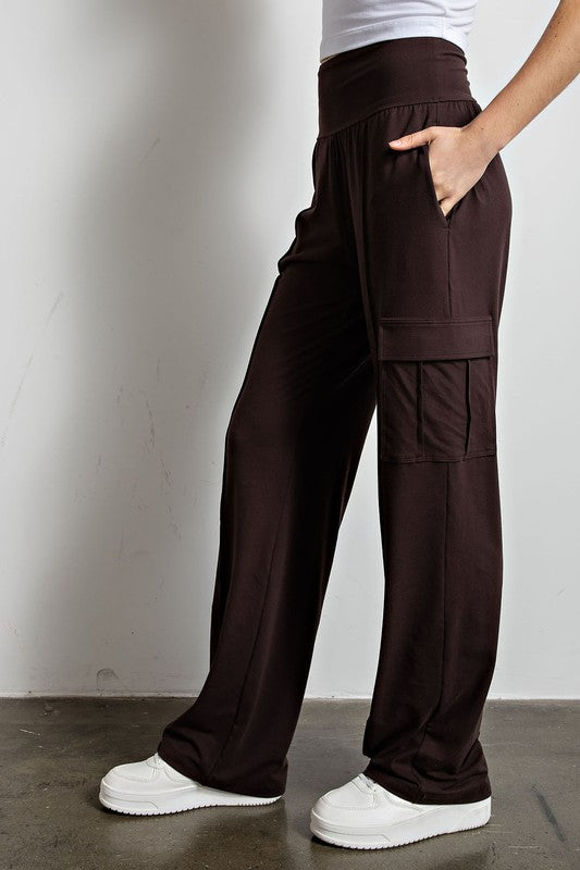 Alec Butter Soft Straight Leg Cargo Pant Bottoms - Be You Boutique