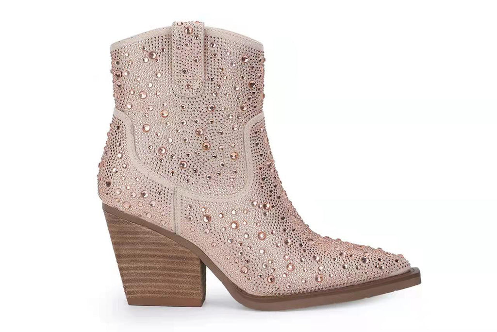 Vintage Havana Garen Gold Rhinestone Bootie **FINAL SALE** - Be You Boutique