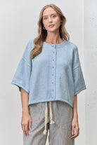 Baevely Lauren button-down cardigan top from the 131 Spring Sweaters collection, featuring a classic design with buttons and a soft fabric.