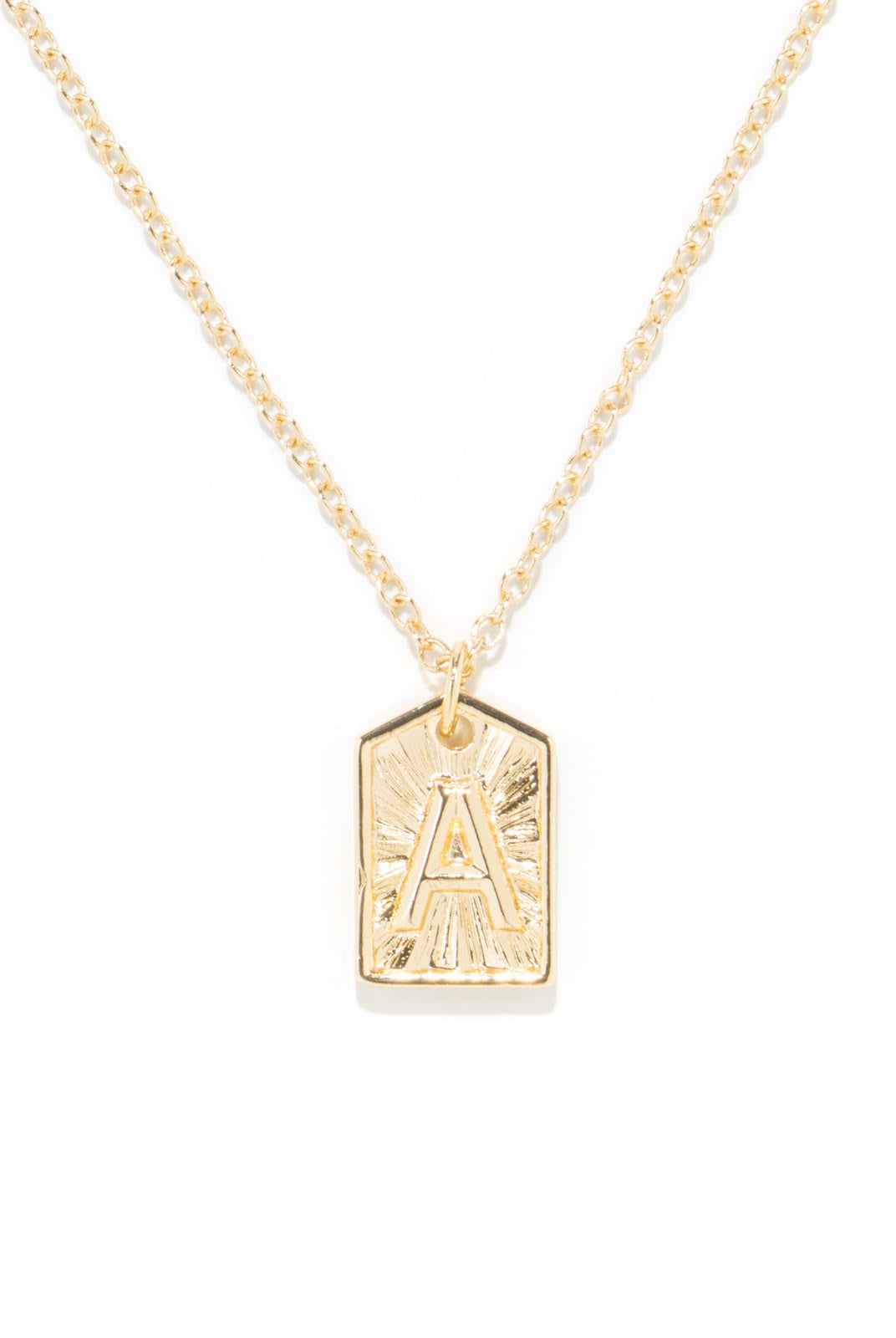 Initial Here Starburst Pendant LETTERS - Be You Boutique
