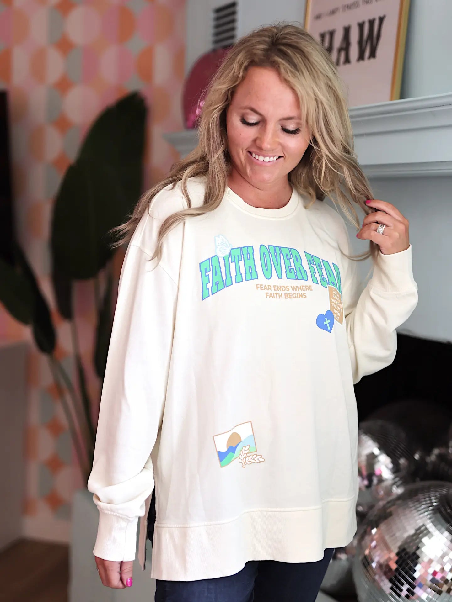 Faith Over Fear Pullover - Be You Boutique