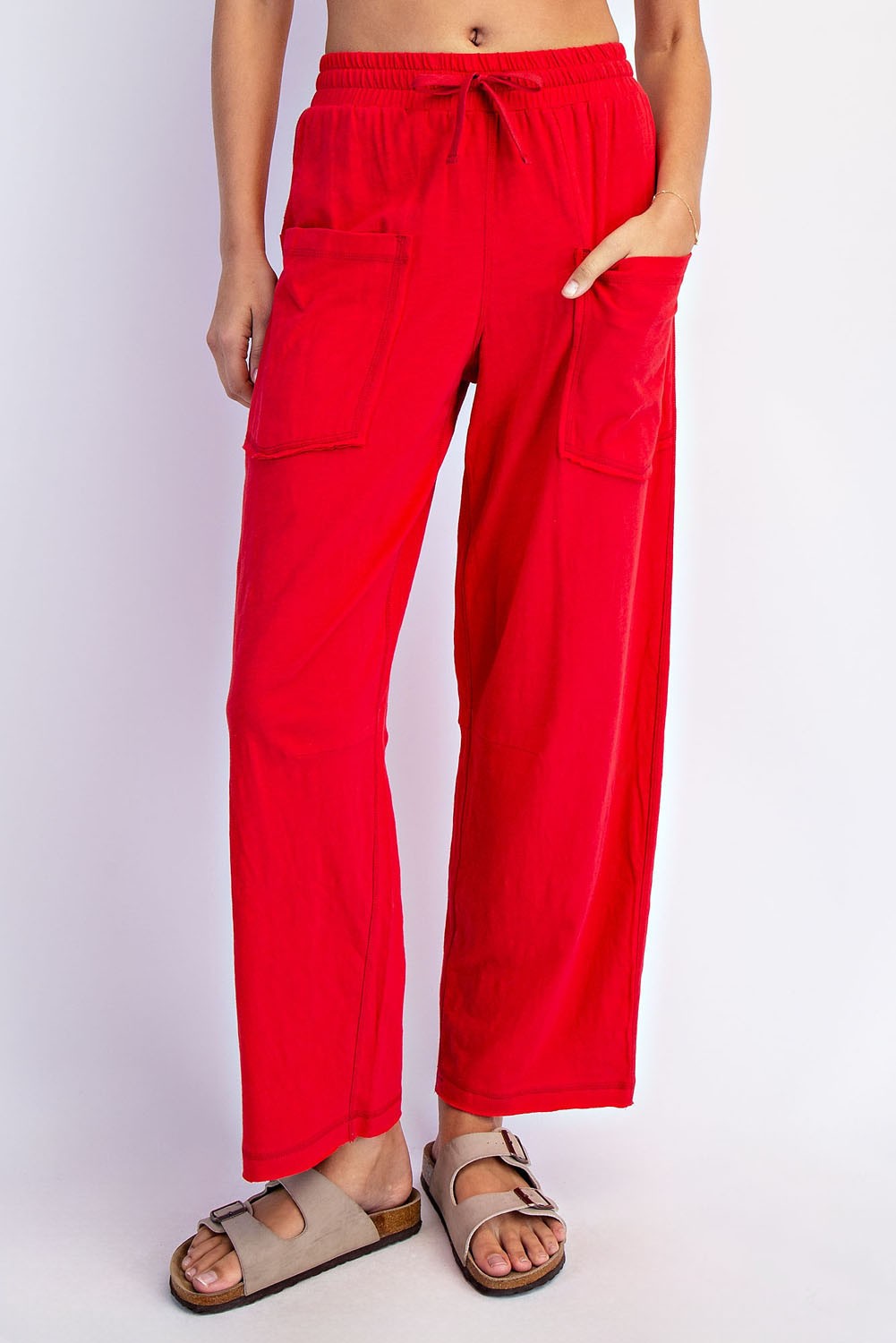 Bella Cotton Barrel Pant - Be You Boutique