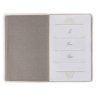 Devotional for Mr. and Mrs. White faux leather home accessory by THE DAILY GRACE CO, featuring elegant design for couples.