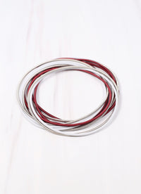 Caroline Hill Bernard Crimson White Set - Be You Boutique