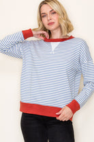 Bethany Striped Long Sleeve Top - Be You Boutique