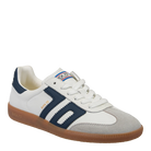 BACK 70 Cloud Sneakers in white and navy, 205 model, featuring a sleek design and comfortable cloud-inspired sole.