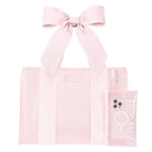 Pink jelly tote bag from Case Mate with a clear, flexible design and subtle branding, showcasing its stylish accessory features.