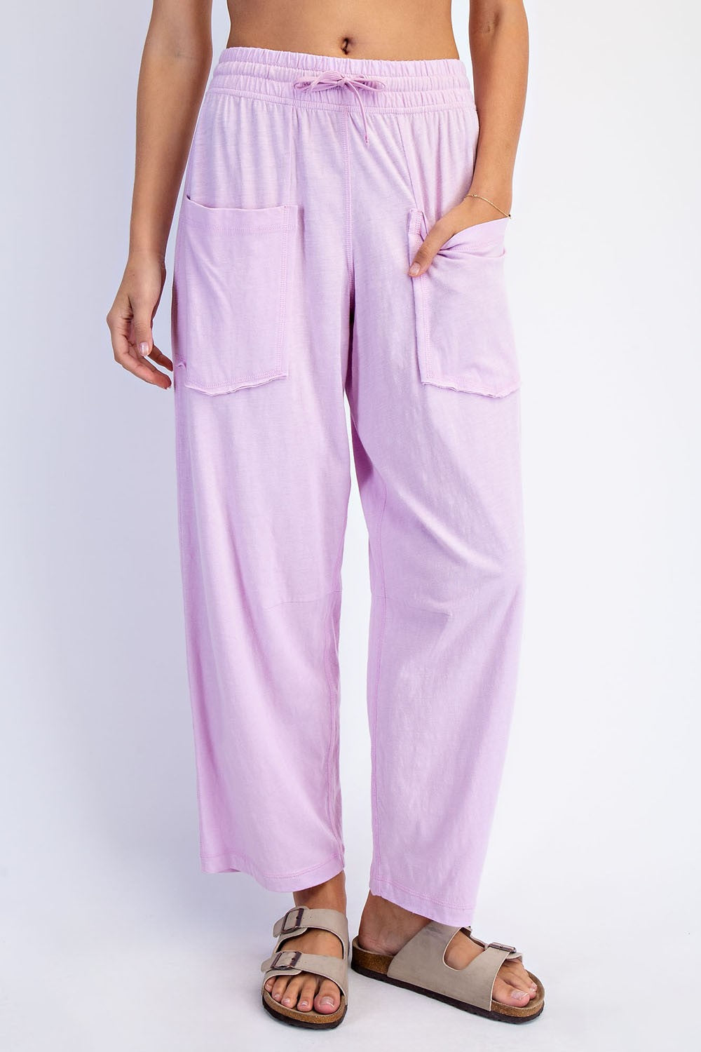 Bella Cotton Barrel Pant - Be You Boutique