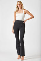 Bella High Waisted Kick Flare Pant Bottoms - Be You Boutique