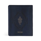 HOSANNA REVIVAL NLT Versailles Notetaking Bible with 218 accessory pages, open to a page showing handwritten notes.