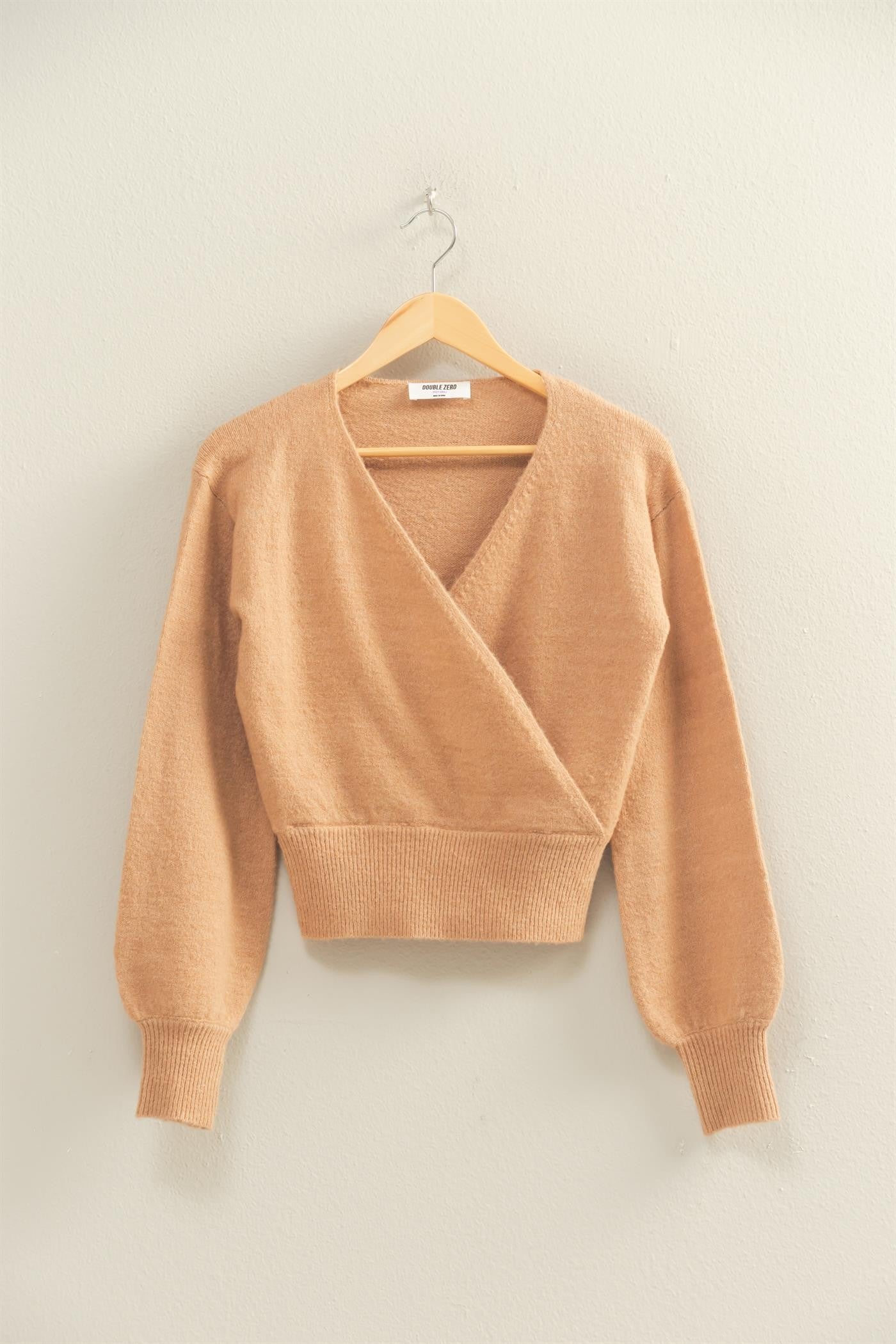 Delilah Criss Cross Sweater - Be You Boutique