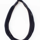 Black Rope Textured Multi Strand Necklace - Be You Boutique