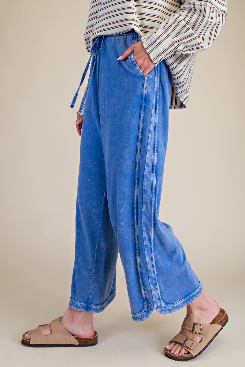 Cooper Washed Terry Knit Pant - Be You Boutique