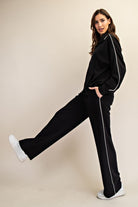 Frankie Piping Trim Pant - Be You Boutique