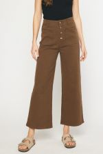 Polly High Waisted Wide Leg Pant with Pockets - Be You Boutique