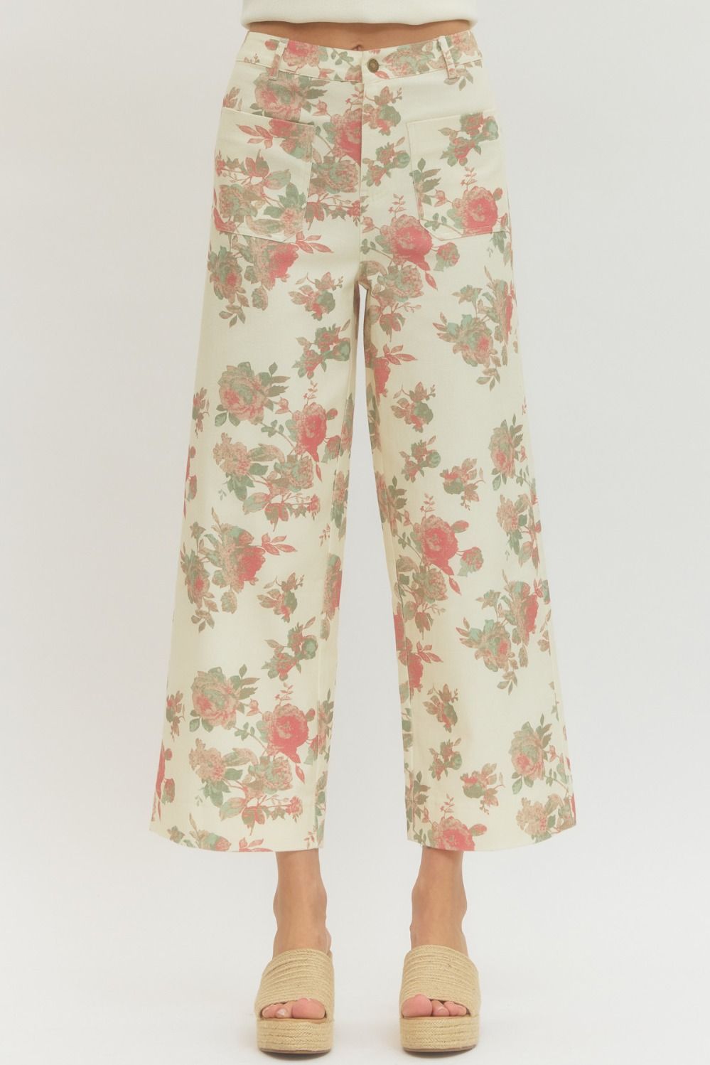 Maverick Floral Straight leg Pant - Be You Boutique