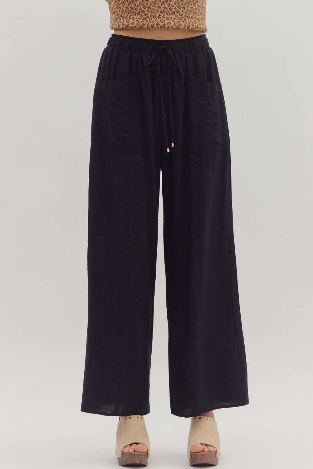 Leroy High Waist Wide Leg Pant - Be You Boutique
