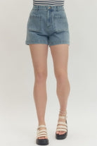 Cody Denim Front Pocket Short - Be You Boutique