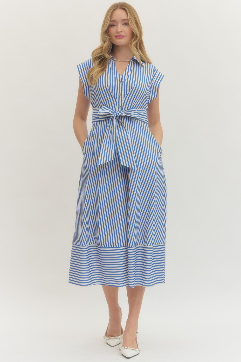 Frita Striped Summer Staple Dress - Be You Boutique