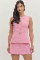 Linda Gingham Printed Romper - Be You Boutique