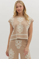Gracie Printed Pattern Top - Be You Boutique