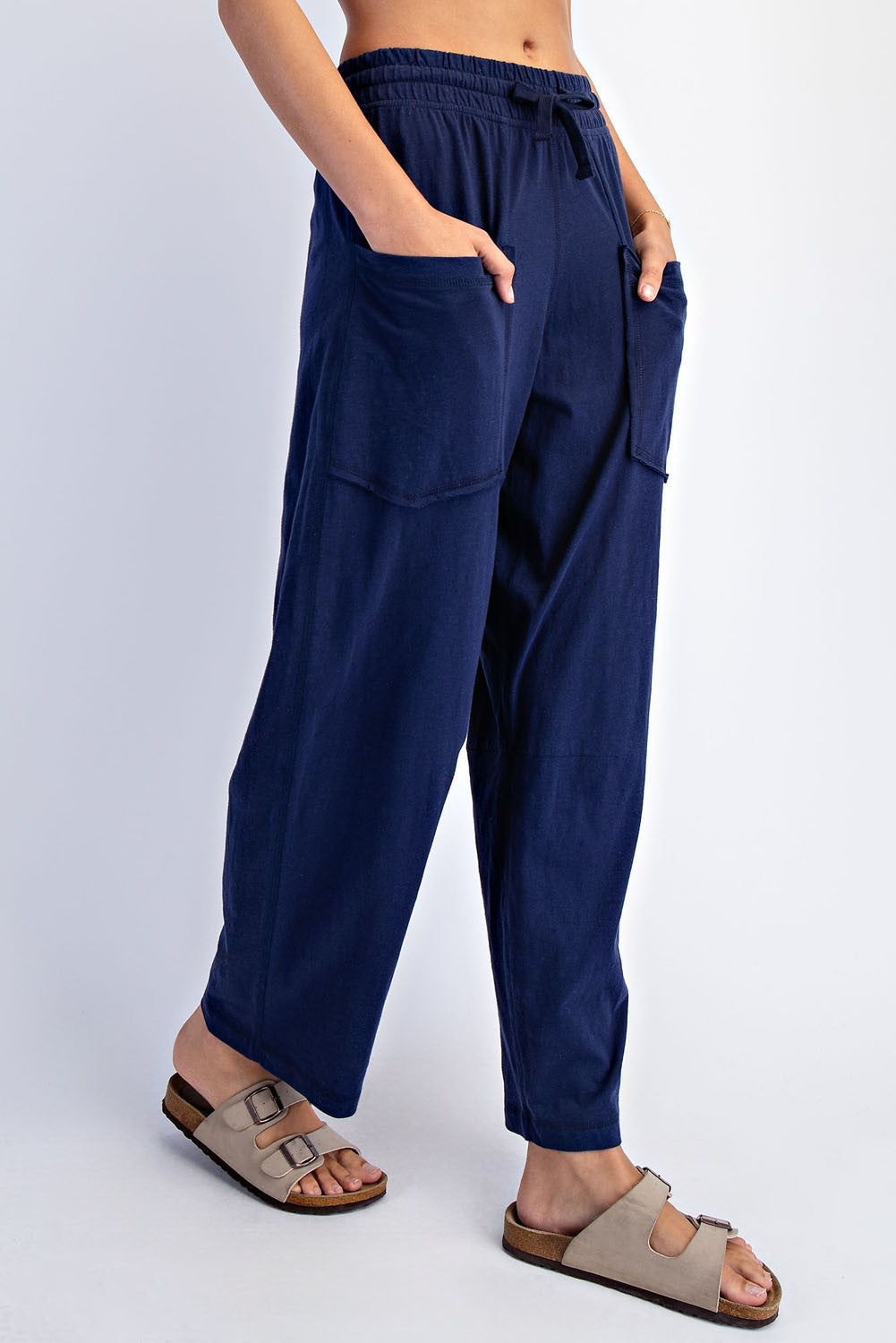 Bella Cotton Barrel Pant - Be You Boutique