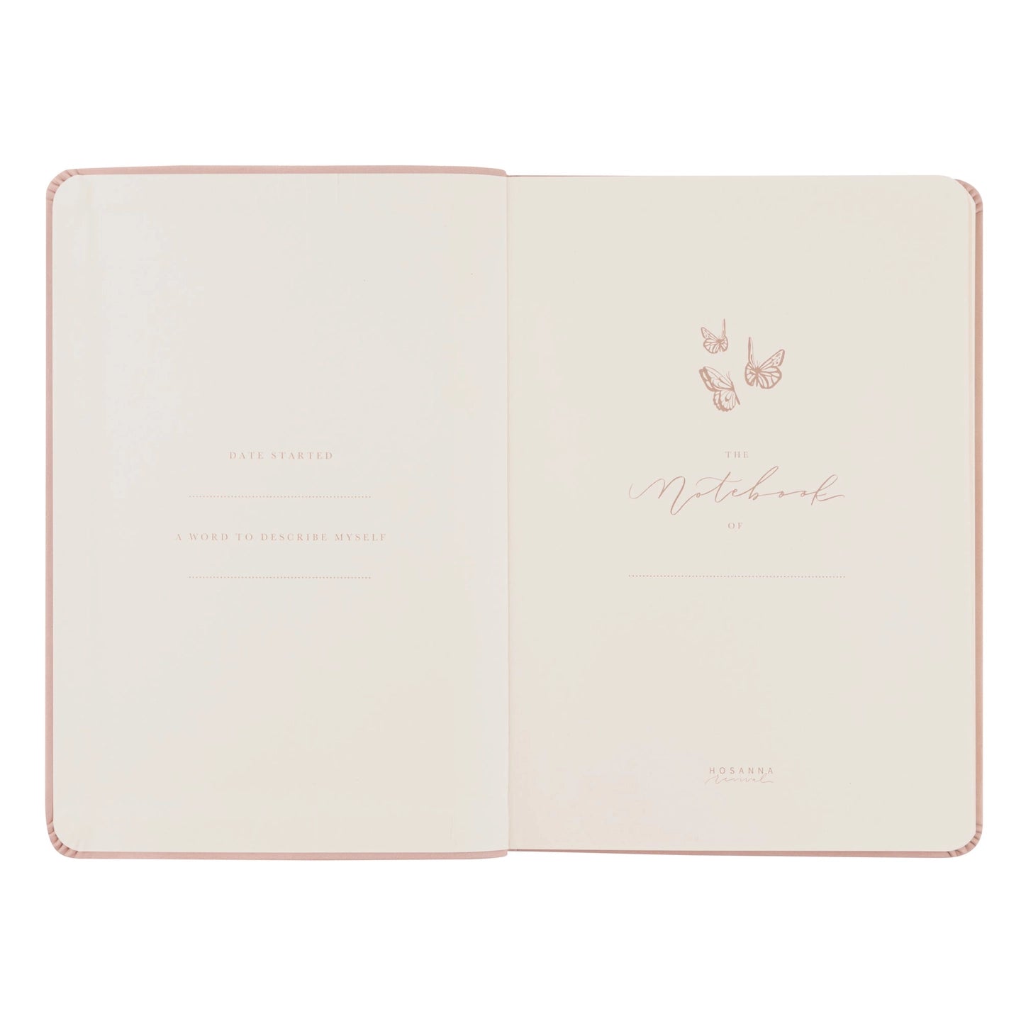 HOSANNA REVIVAL Shiloh Theme notebook with decorative cover and lined pages, ideal for journaling or note-taking.