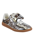BACK70 Fluffy Sneakers in Silver - Be You Boutique