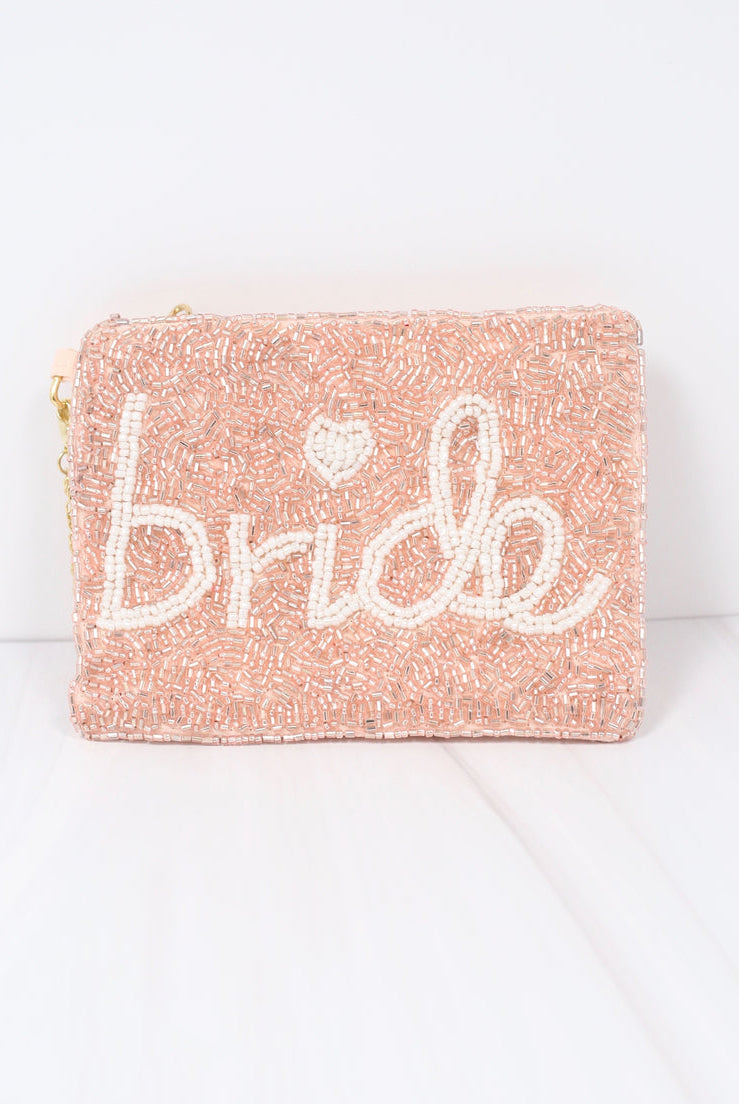 Caroline Hill Bride Beaded Pouch Coin Purse - Be You Boutique