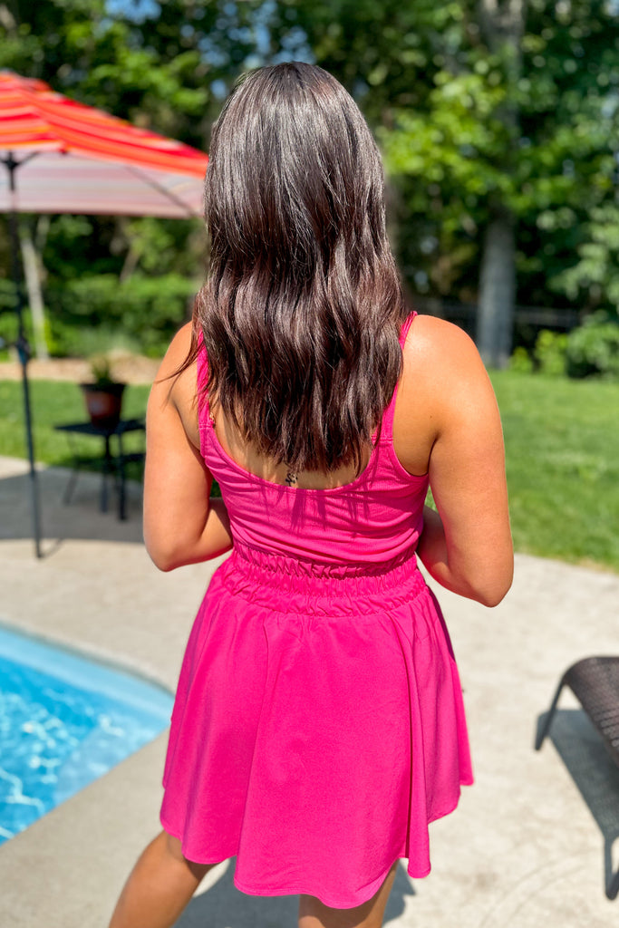 Nadia Sleeveless Tennis Dress with Built In Shorts - Be You Boutique