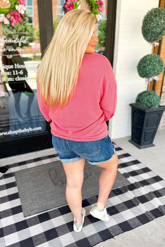 KENTUCKY Watermelon Long Sleeve Graphic Sweatshirt Top - Be You Boutique