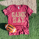 Game Day Animal Print Short Sleeve Graphic Tee - Be You Boutique
