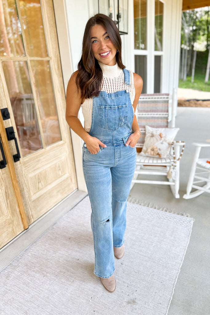 Risen Samuel Straight Leg Overalls - Be You Boutique