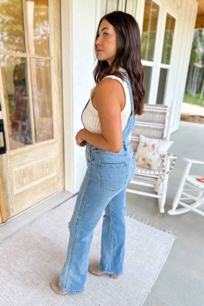 Risen Samuel Straight Leg Overalls - Be You Boutique