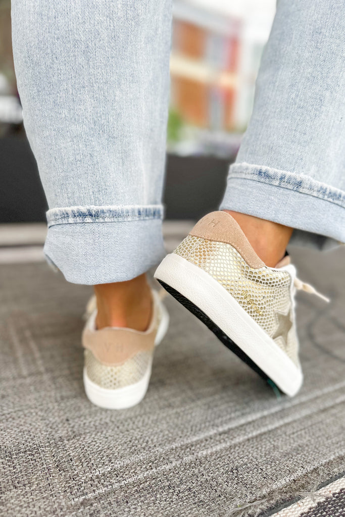 Vintage Havana Constance Gold and Taupe Detail Sneaker - Be You Boutique
